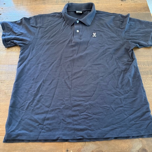 Psycho Bunny Other - Psycho Bunny Pima Cotton Pique Navy Blue Polo Shirt XXL